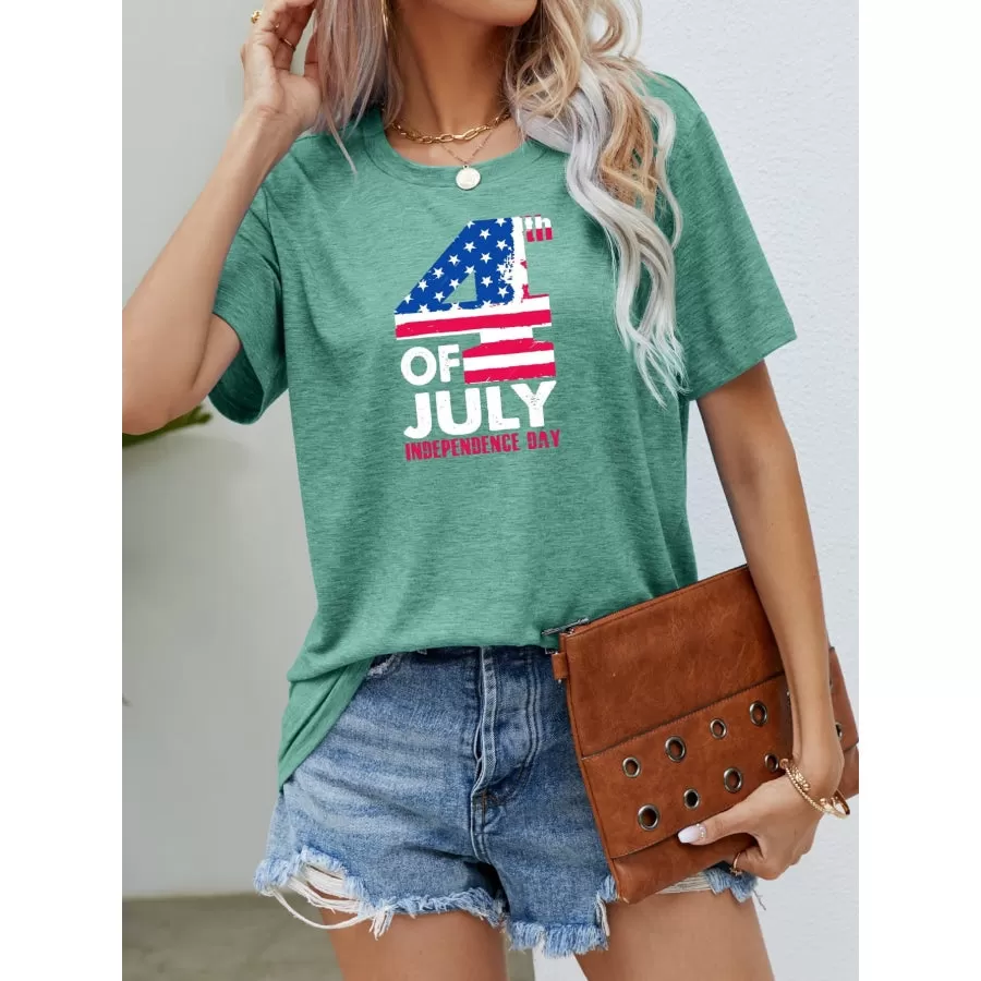 4th OF JULY INDEPENDENCE DAY Graphic Tee