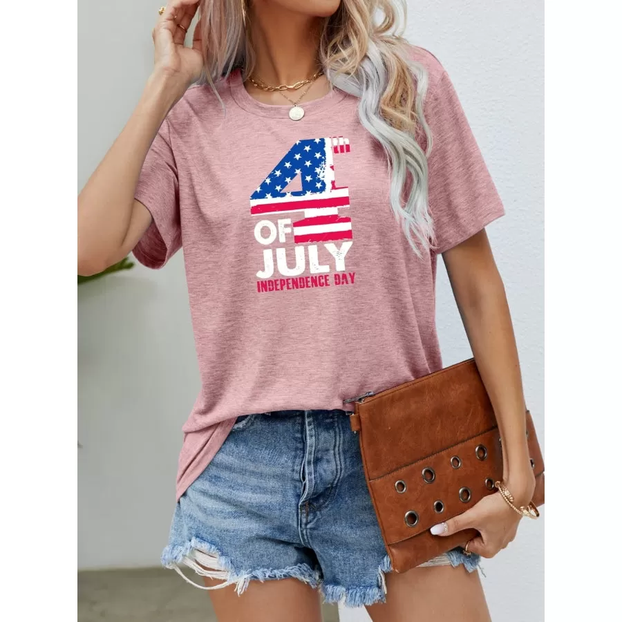 4th OF JULY INDEPENDENCE DAY Graphic Tee