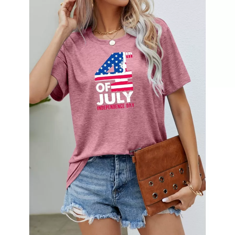 4th OF JULY INDEPENDENCE DAY Graphic Tee