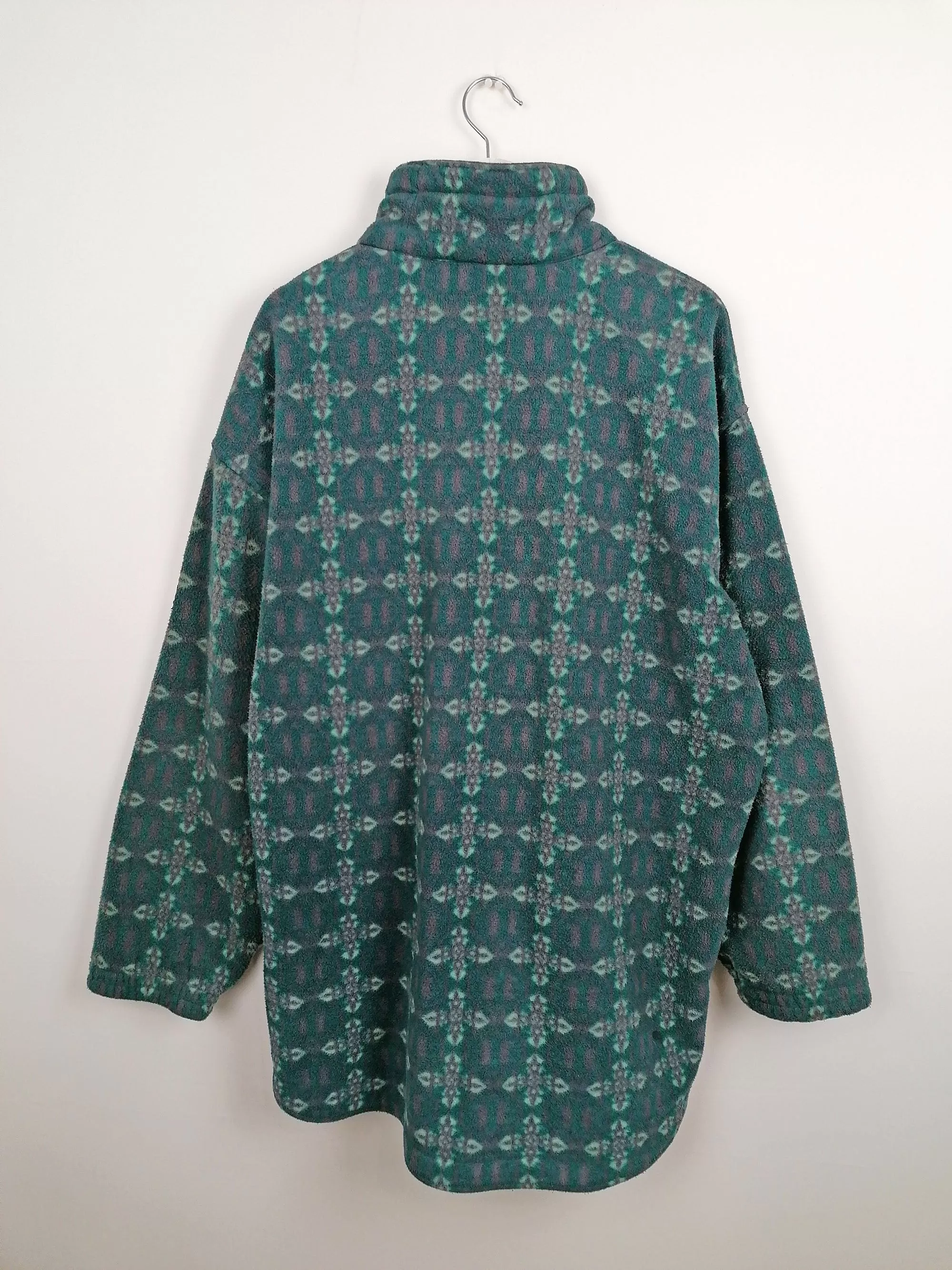 90's ETIREL Oversized Fleece Sweater - size L-XL