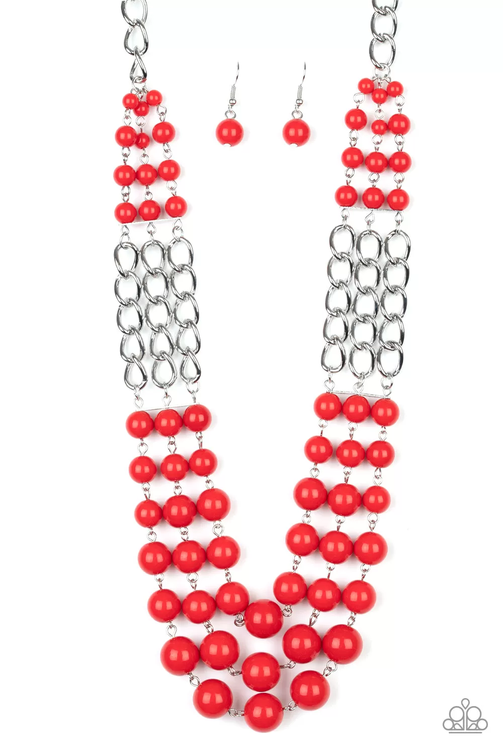 A La Vogue - Red Necklace