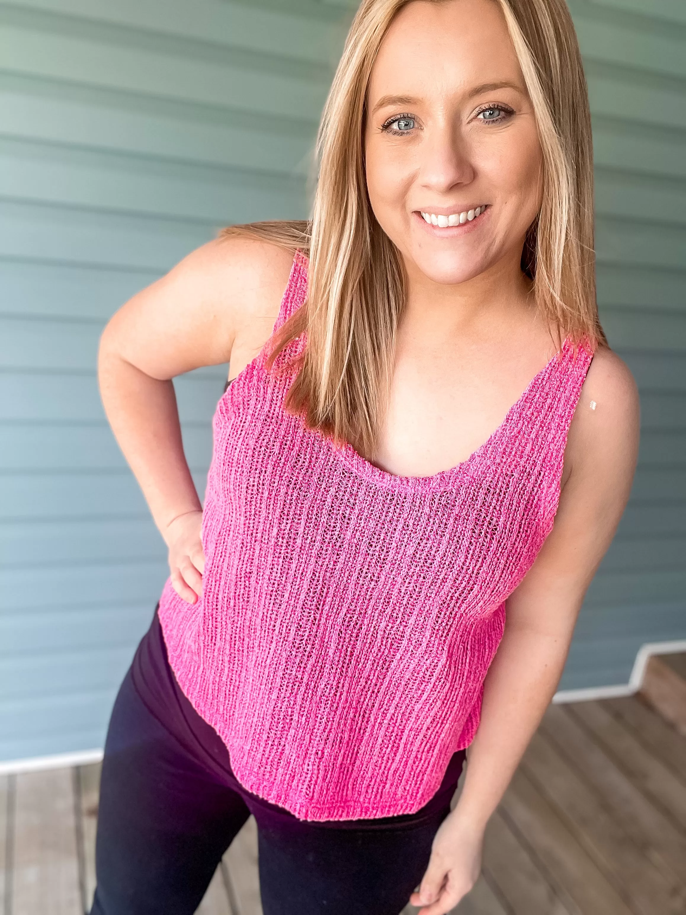 A Major Upgrade Knit V-Neck Tank