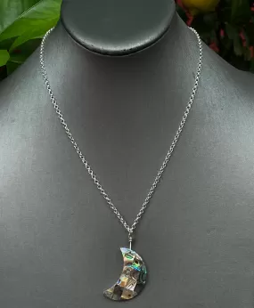 Abalone Moon Necklace