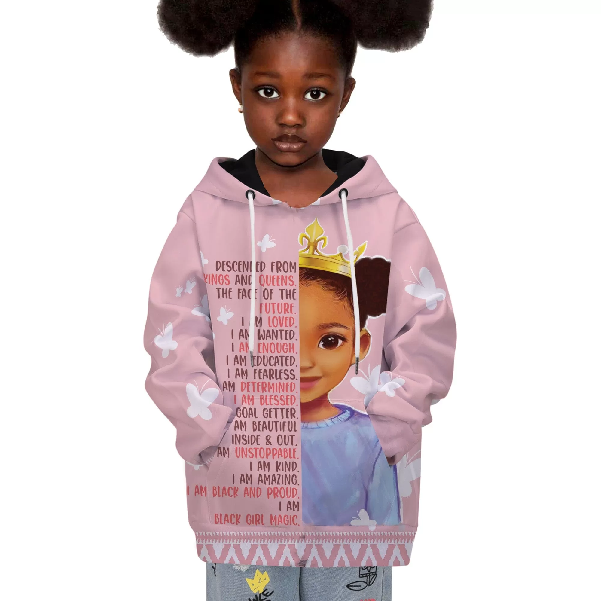 African Kid Magic Pullover Kid Hoodie