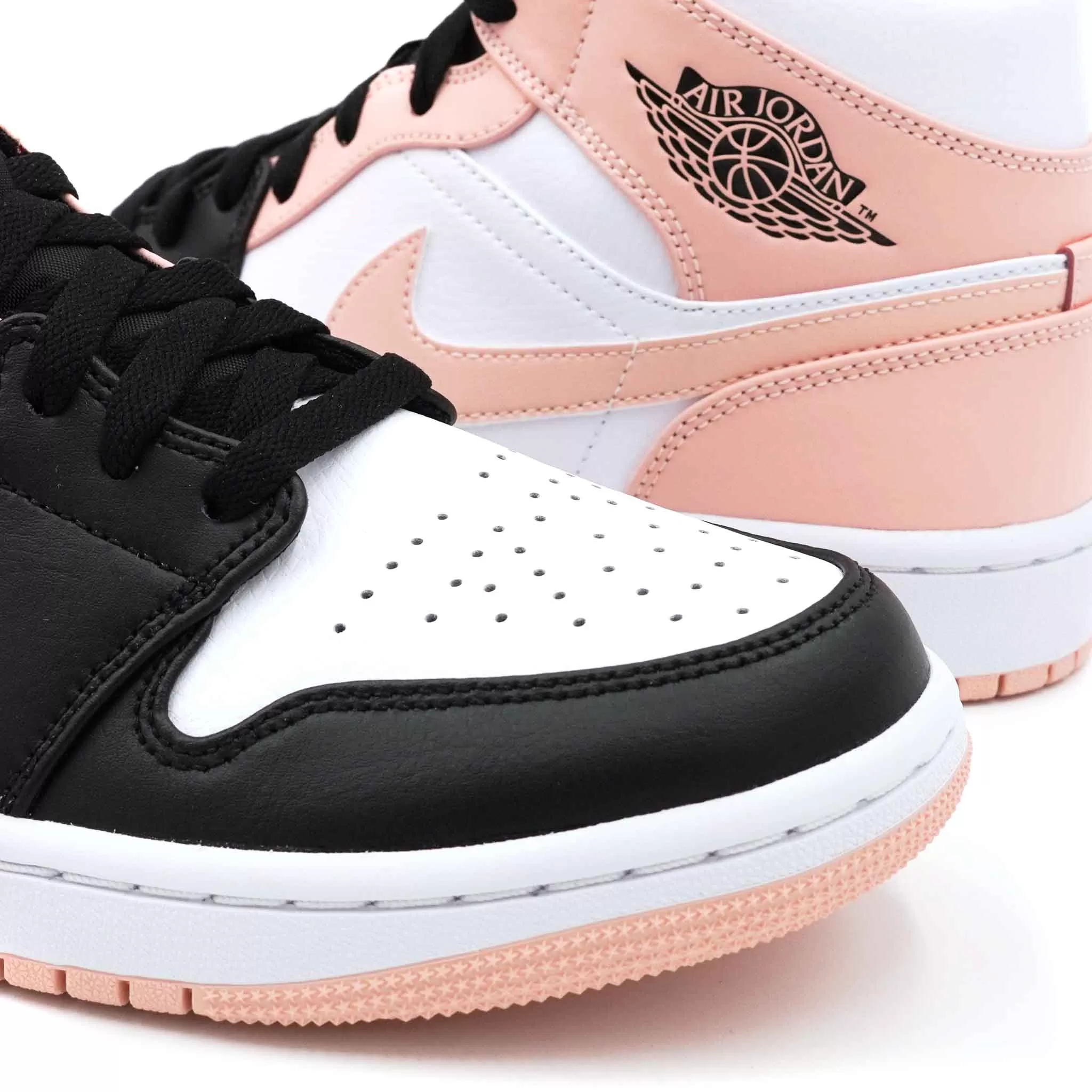 AIR JORDAN 1 MID CRIMSON TINT TOE 2021