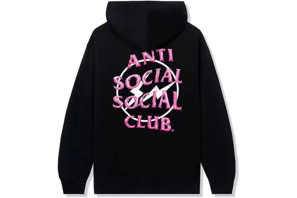 Anti Social Social Club x Fragment Precious Petals Hoodie (FW22) Black Pink