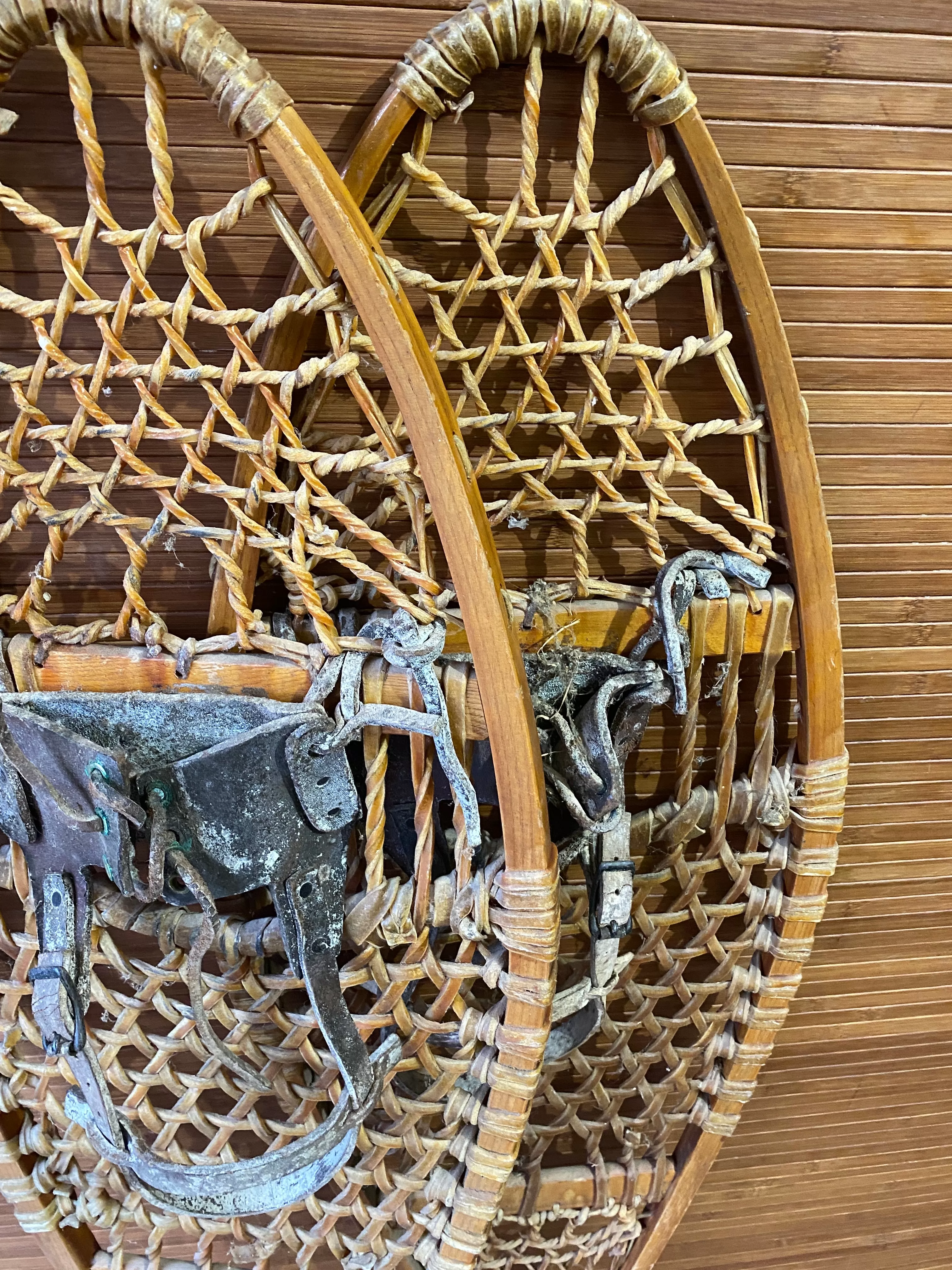 Antique Trapper Snowshoes - 44