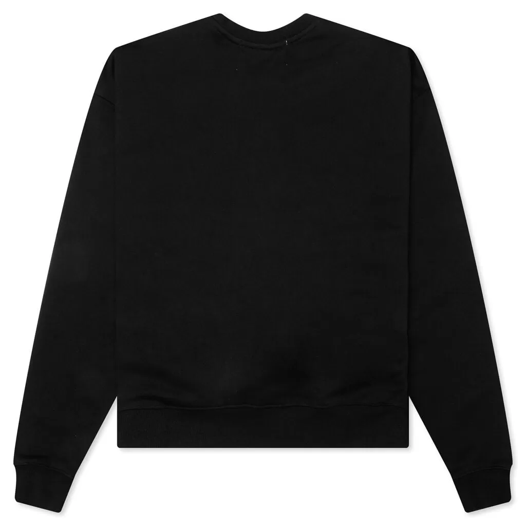 Anxiety Airbrush Crew Neck - Black