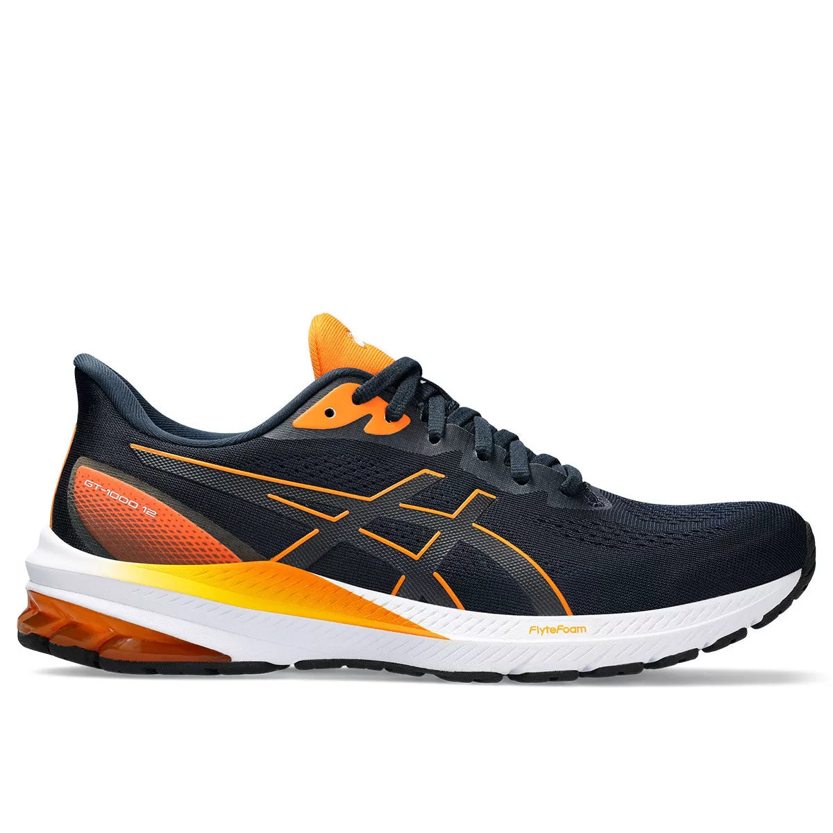 Asics GT 1000 12 Men Blue Bright Orange   