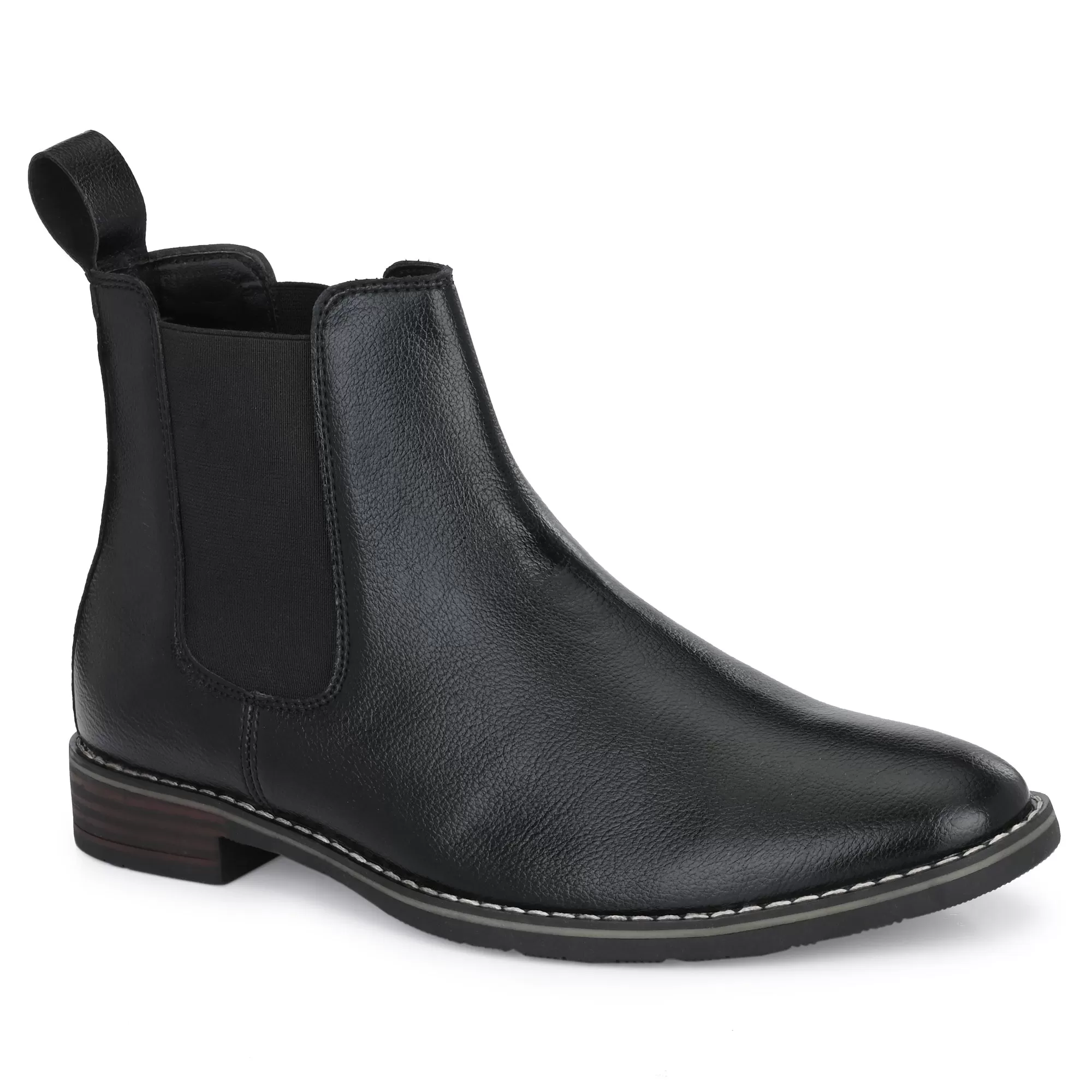 Attitudist Unisex Black Chelsea Boot