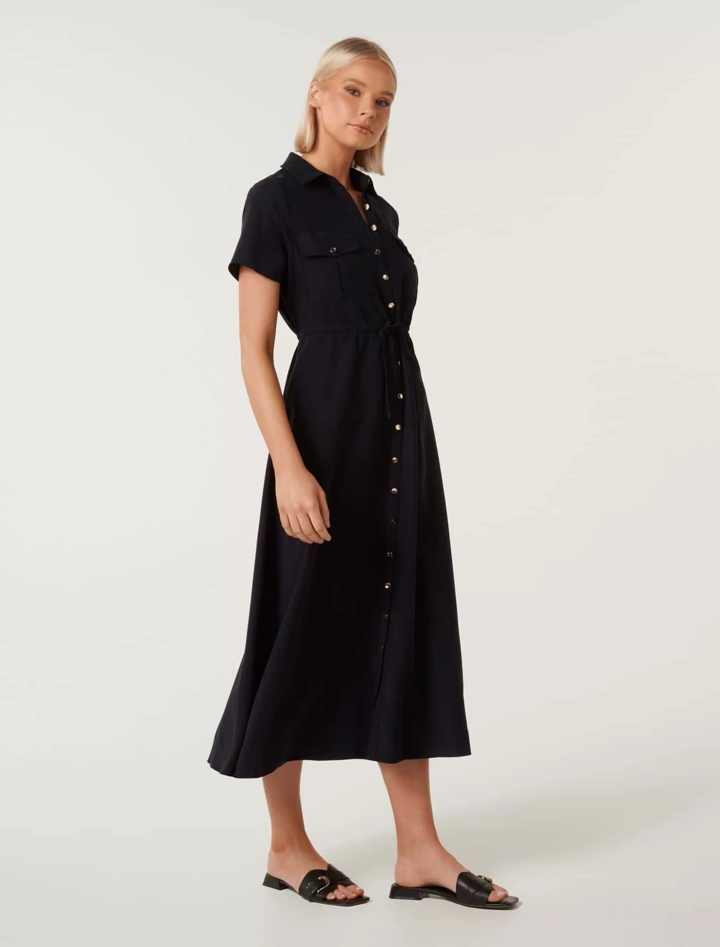 Avana Midi Shirt Dress