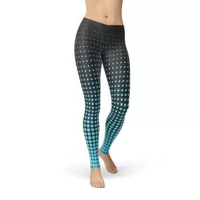 Avery Blue Dots Leggings