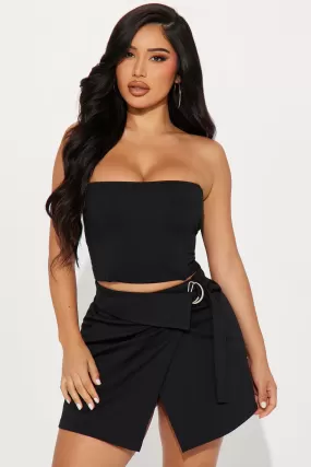 Beckie Skirt Set - Black