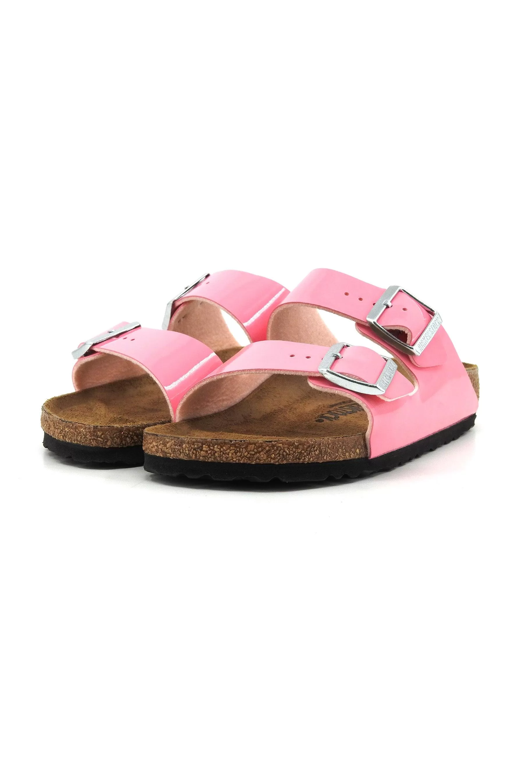 BIRKENSTOCK Arizona Ciabatta PAtent Candy Pink Black 1026957