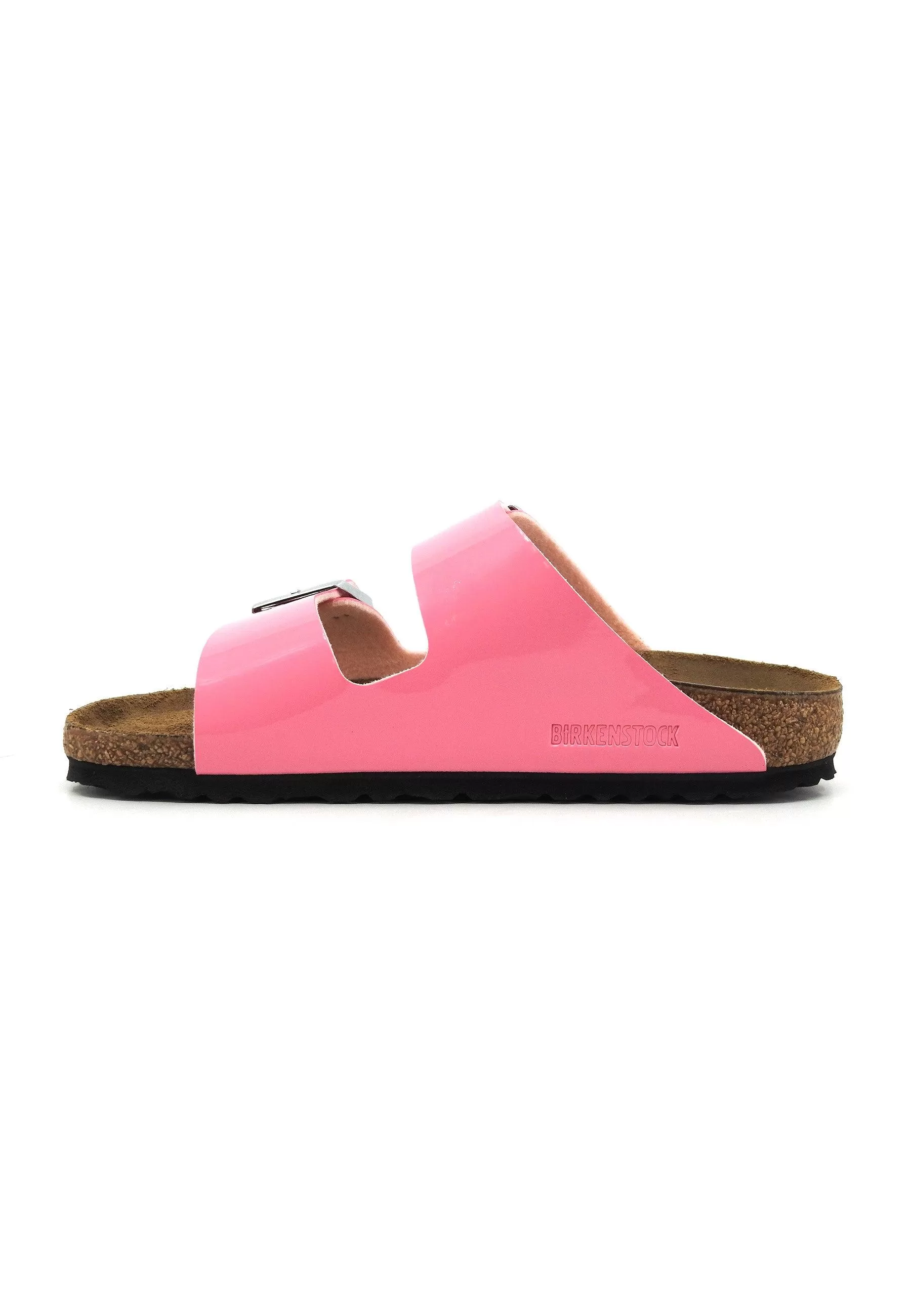 BIRKENSTOCK Arizona Ciabatta PAtent Candy Pink Black 1026957