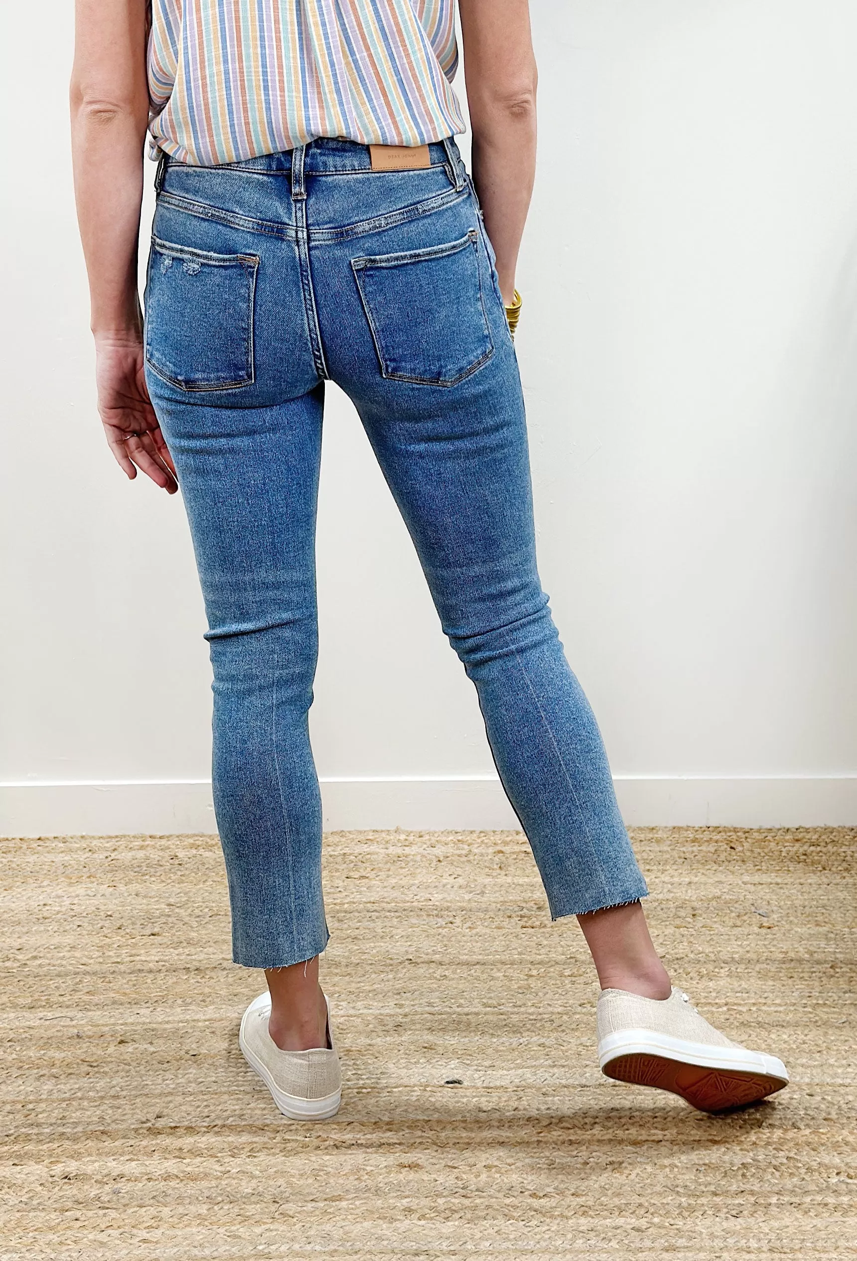 Blaire Straight Denim by Dear John in Seal Beach