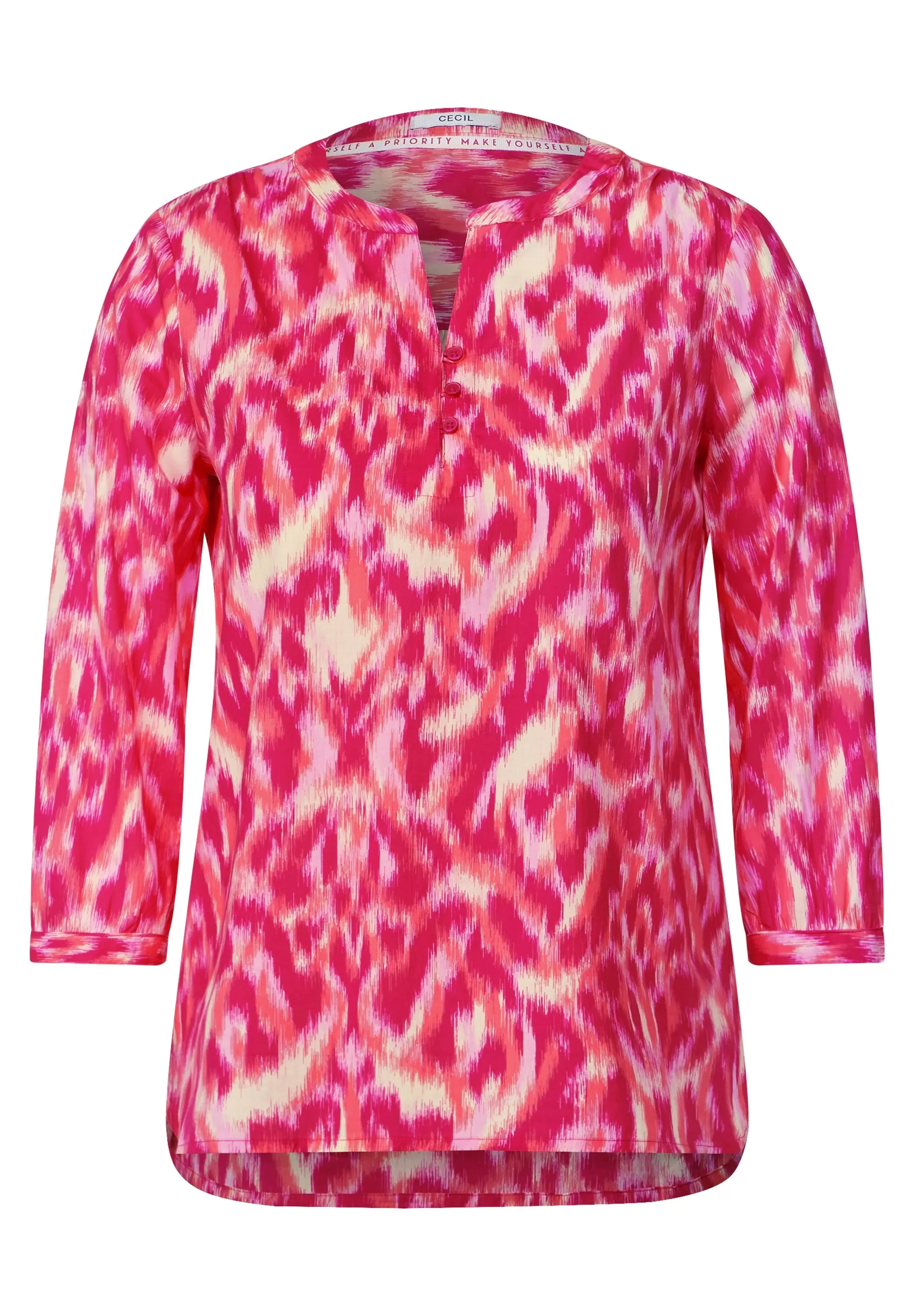 Bluse mit modernem Print