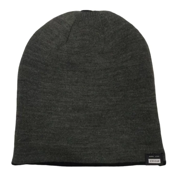 Brekka reversible beanie hat B-eanie BRFK0302 black grey