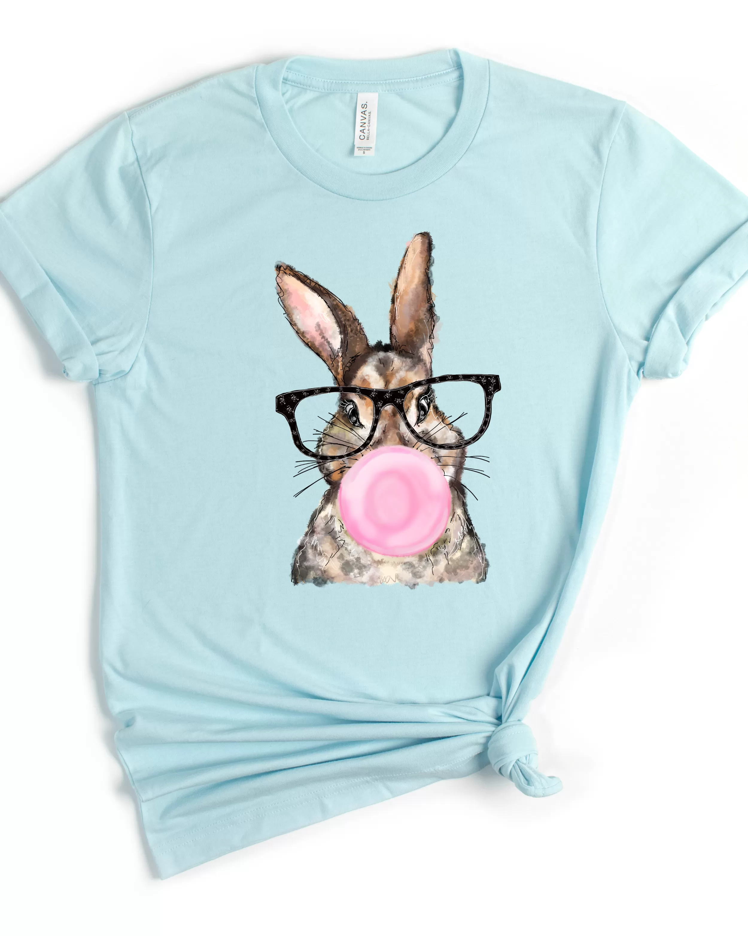 BUBBLEGUM BUNNY TEE (BELLA CANVAS)