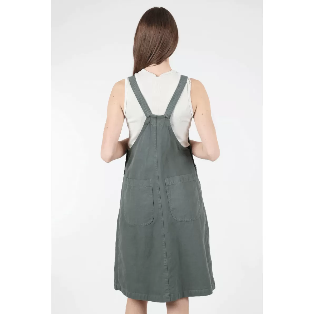 Canvas Overall Dress