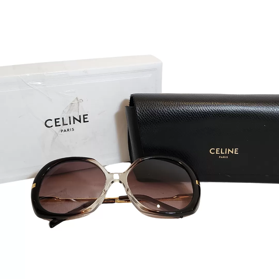 Celine Brown Gradient Oversized CL40036U Sunglasses | Like New |