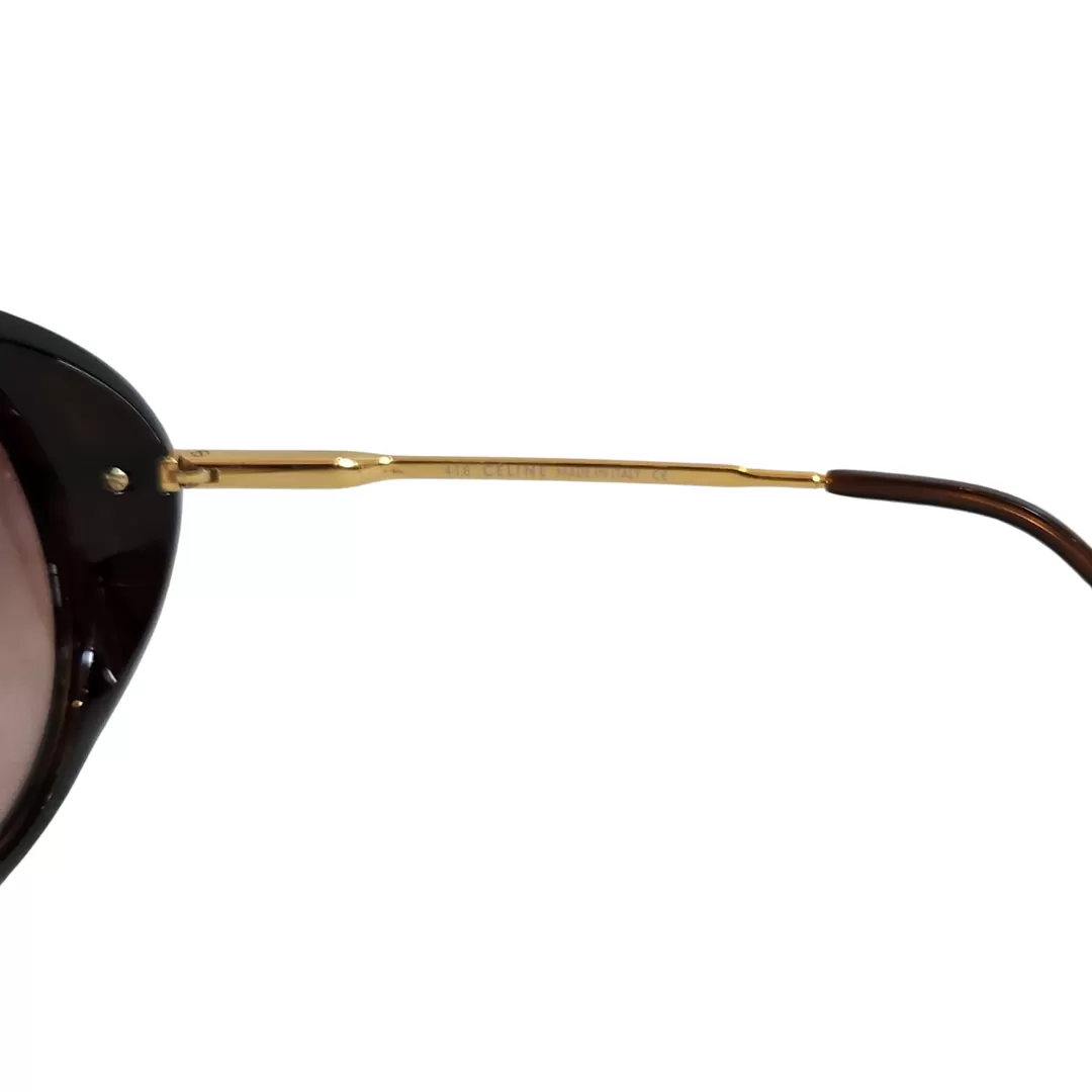 Celine Brown Gradient Oversized CL40036U Sunglasses | Like New |