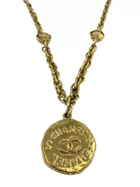 Chanel CC Medallion Pendant Necklace