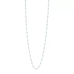 Classic Gigi Baby Blue sautoir, White Gold, 23.6"