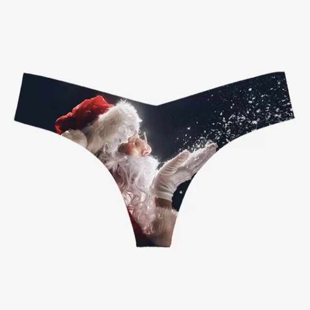 Commando Classic Mid-Rise Thong In Santa CT18