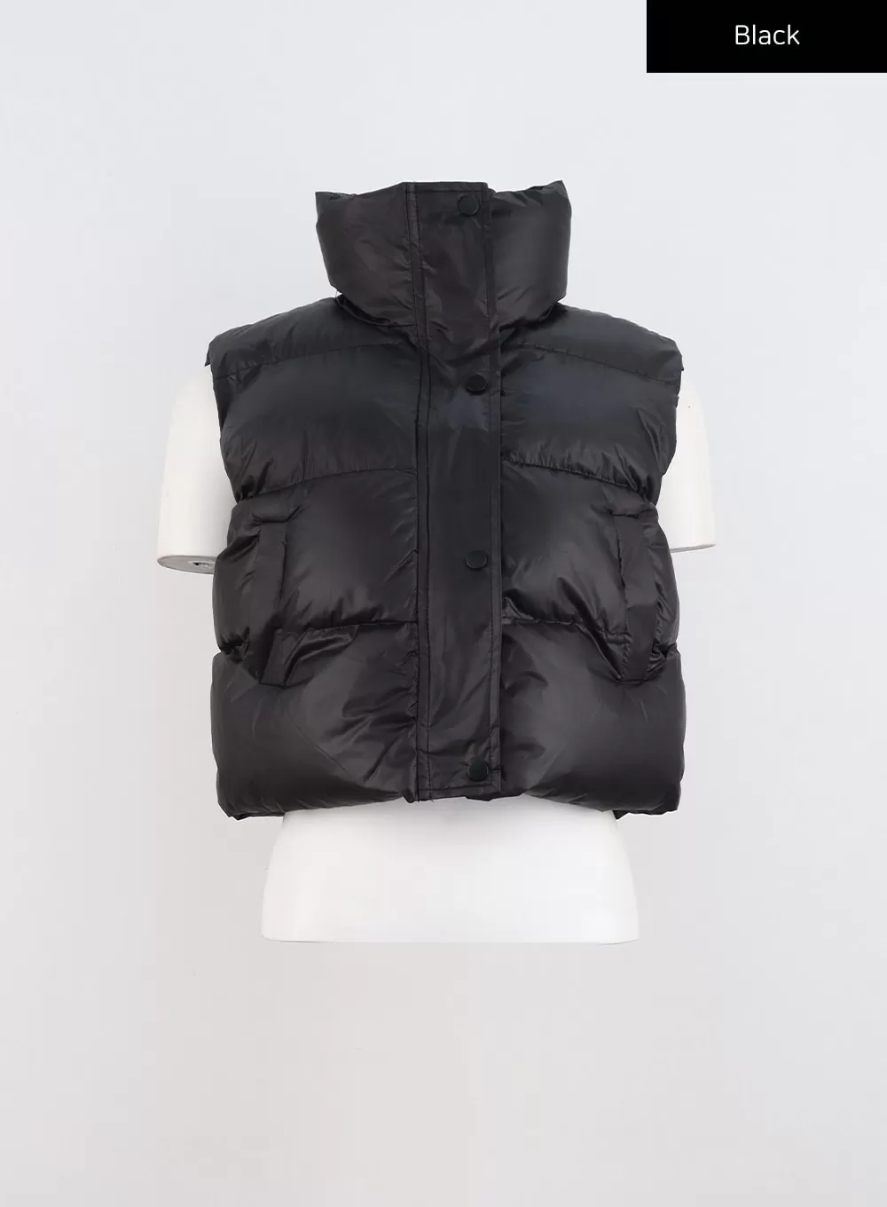 Cropped Puffer Vest CN320