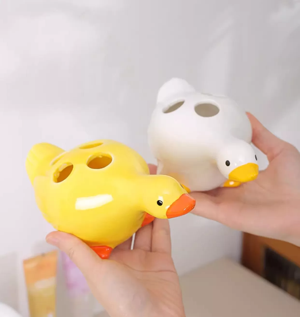 Cute Goose Tooth Brush Holder PN6485