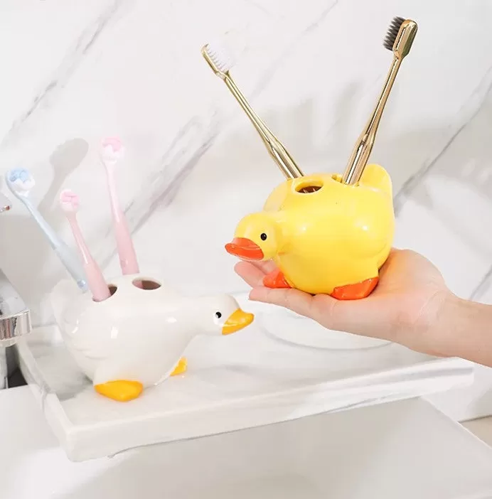 Cute Goose Tooth Brush Holder PN6485