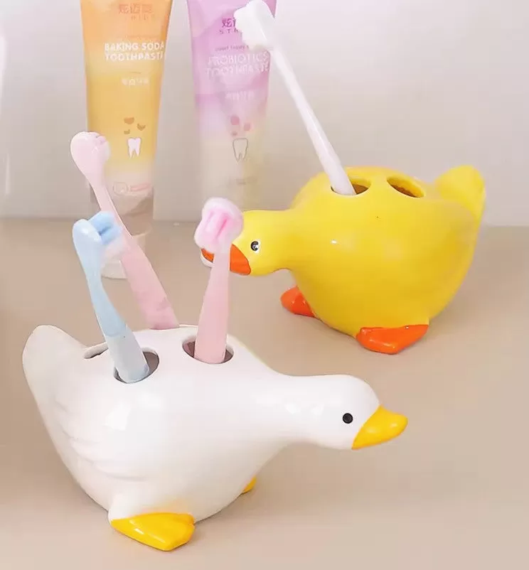 Cute Goose Tooth Brush Holder PN6485