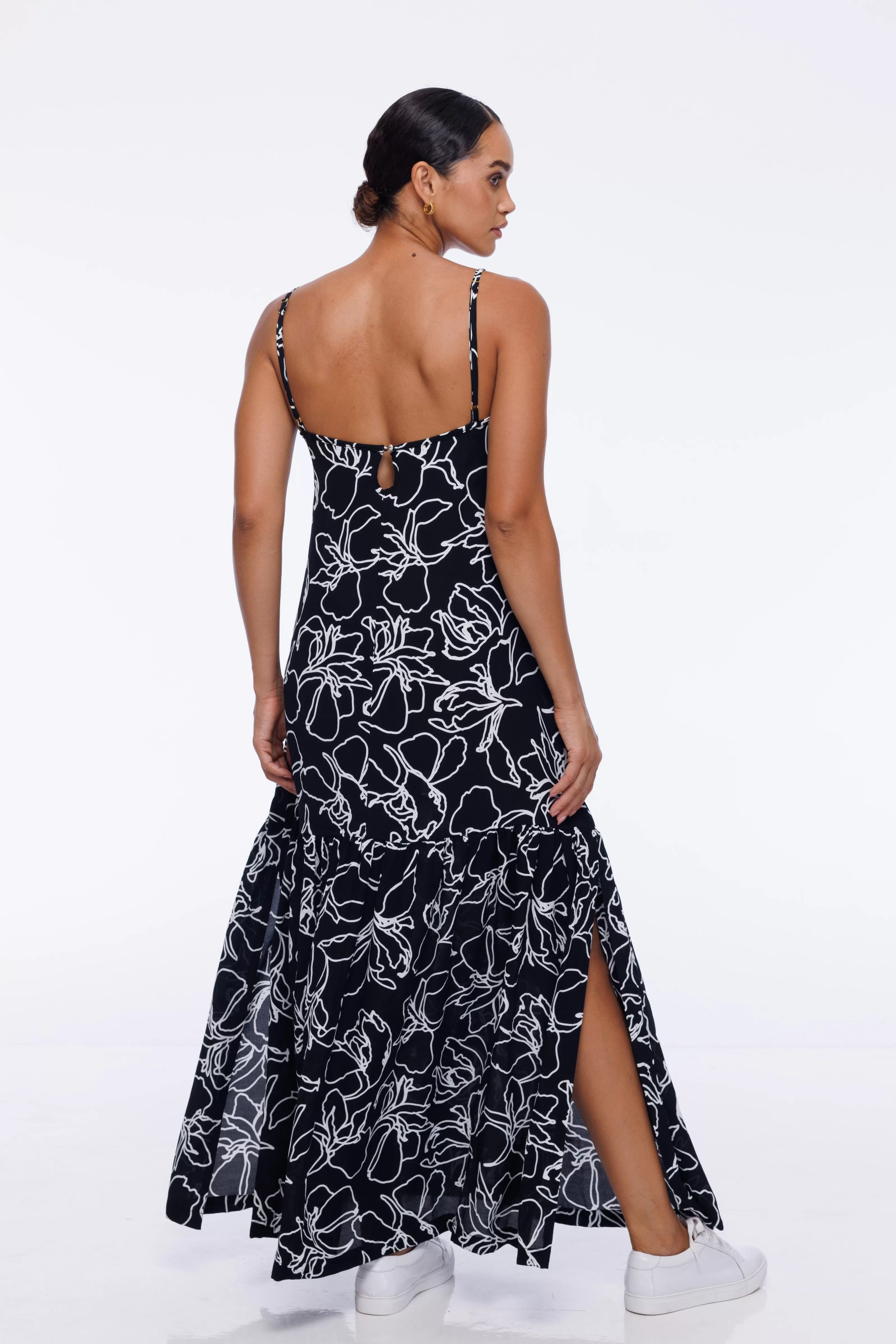 Dallas Maxi - Exclusive Black/White Print