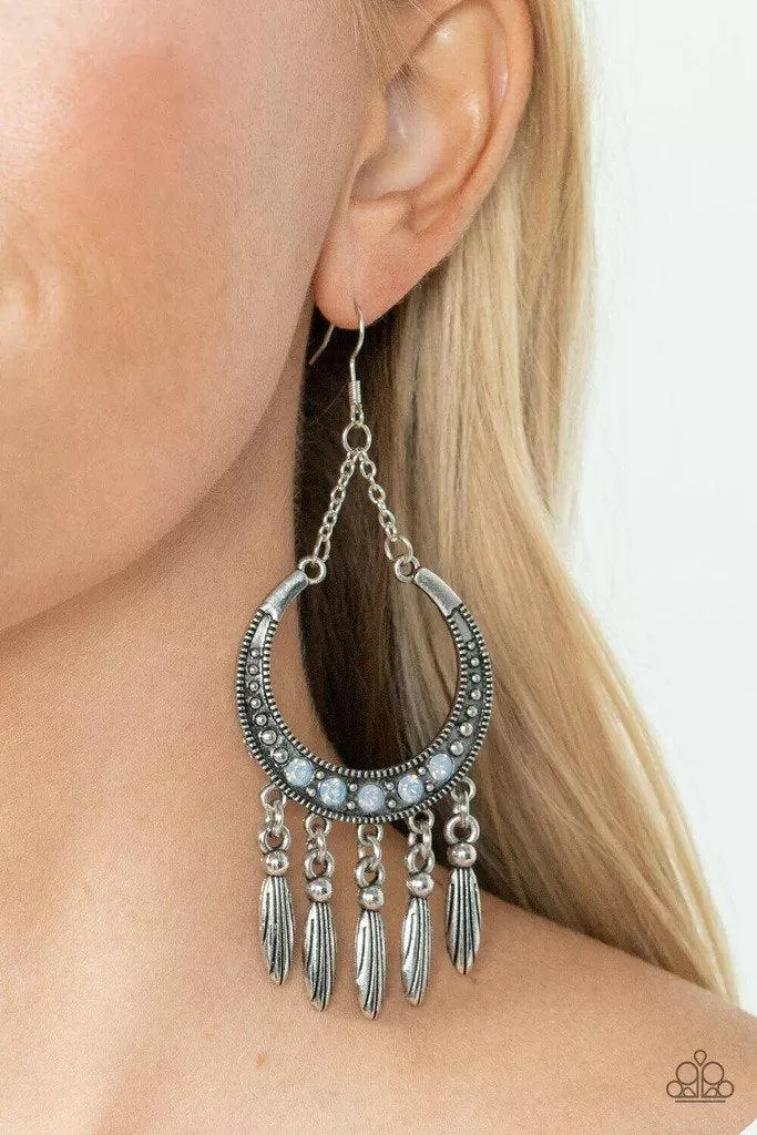 Day to DAYDREAM Blue Earrings - Paparazzi Accessories