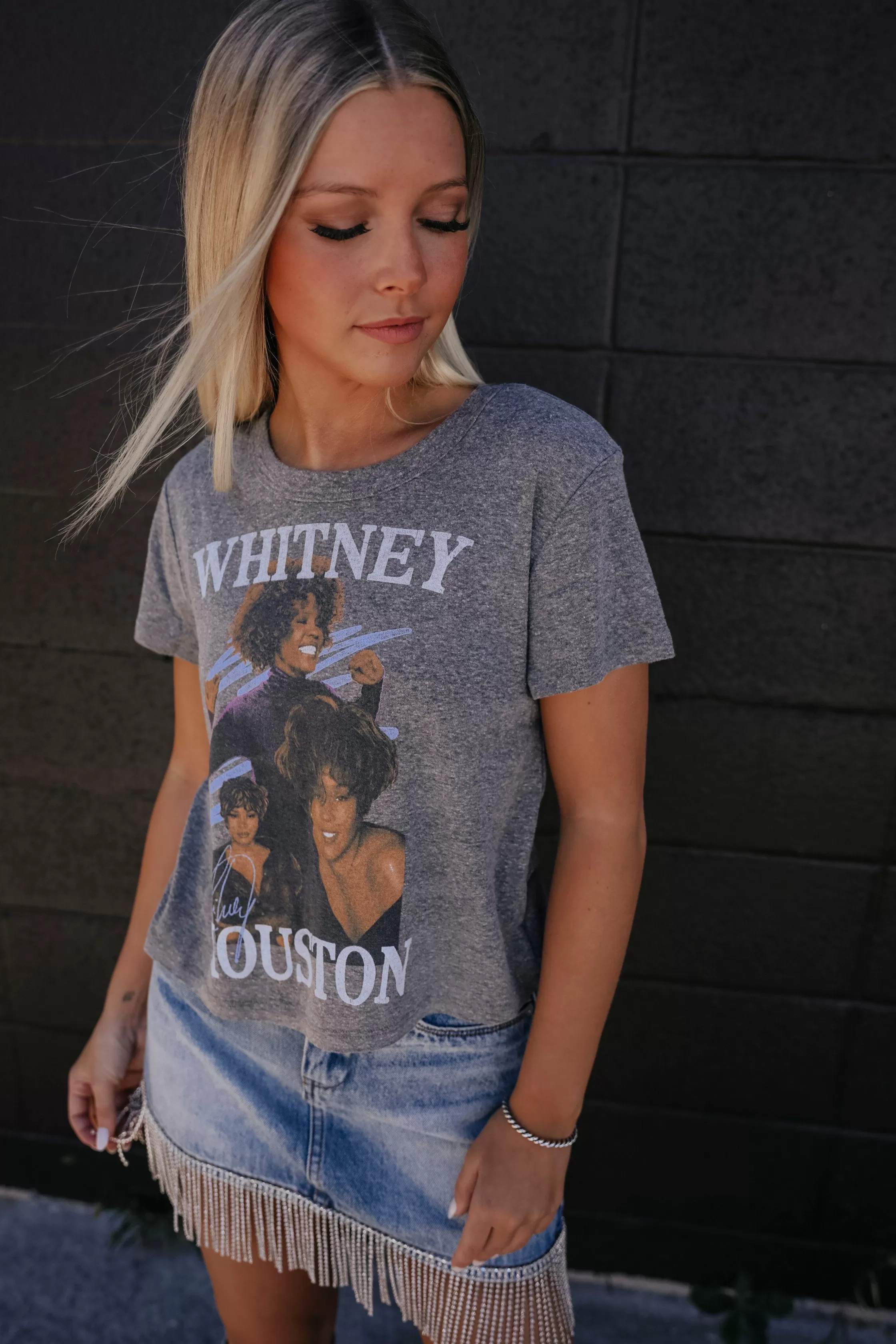 daydreamer: whitney houston dance shrunken tee