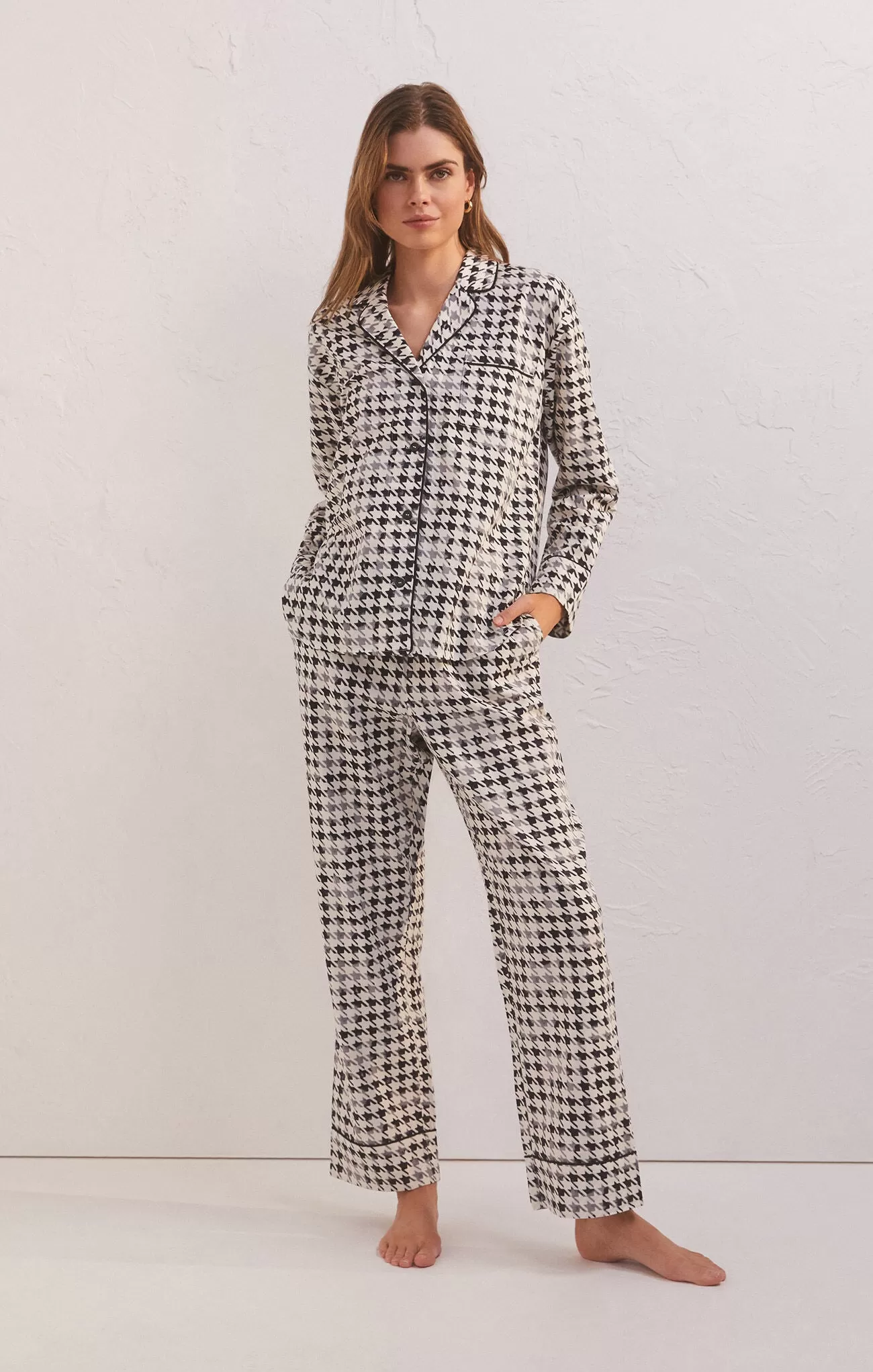 Dreamer Houndstooth PJ Set