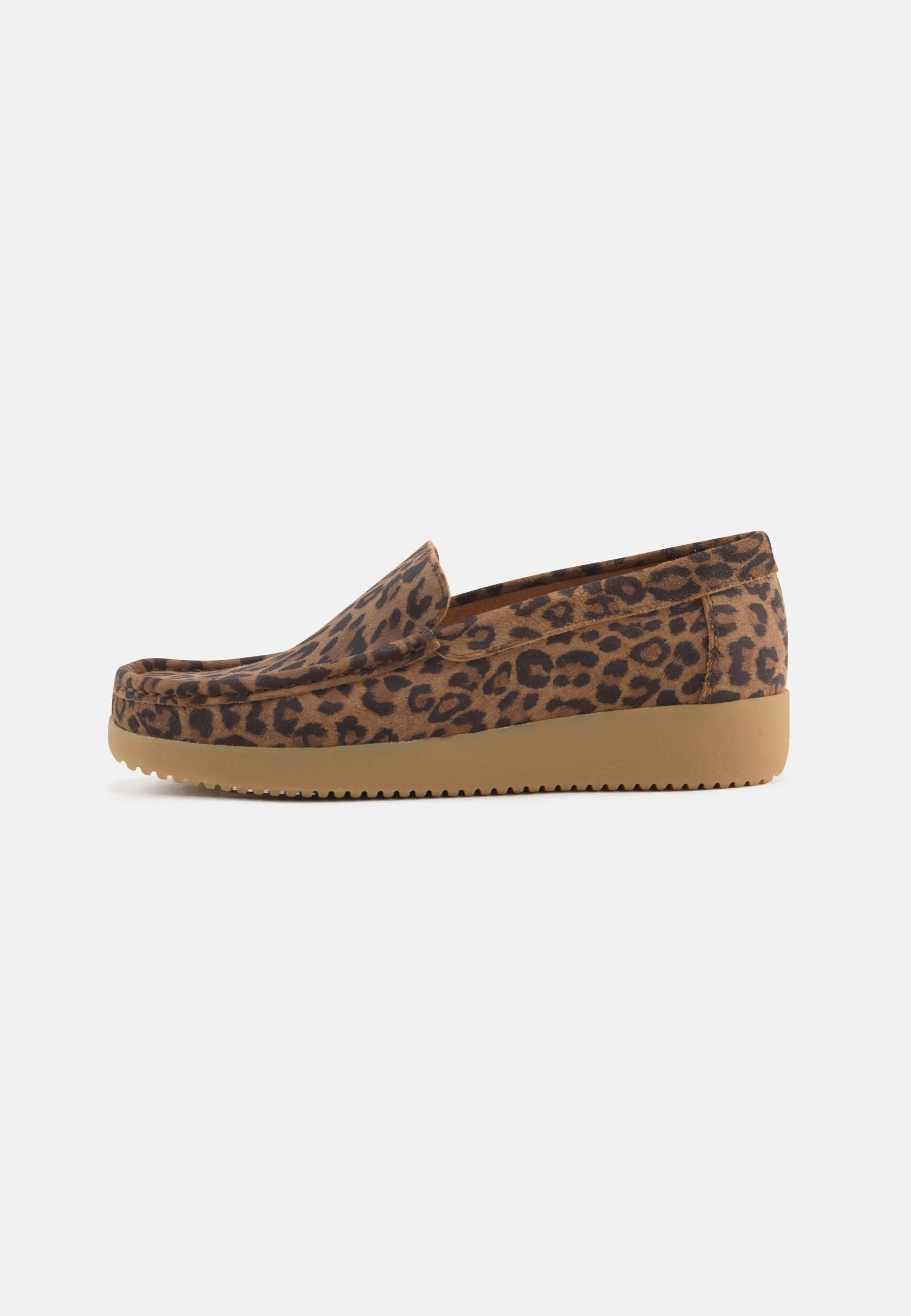 Elin Loafer Suede Print - Leopard