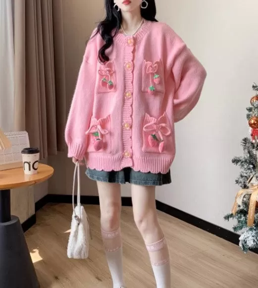 Fashion Girls Oversize Sweater Coat PN6434