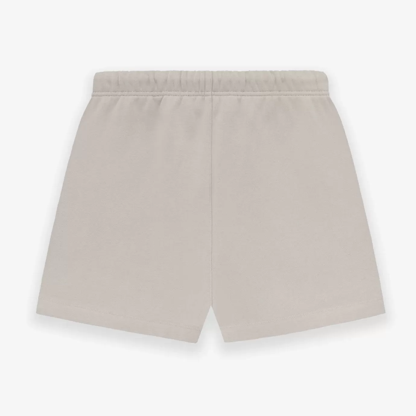 Fear of God Essentials Applique Logo Shorts Silver Cloud