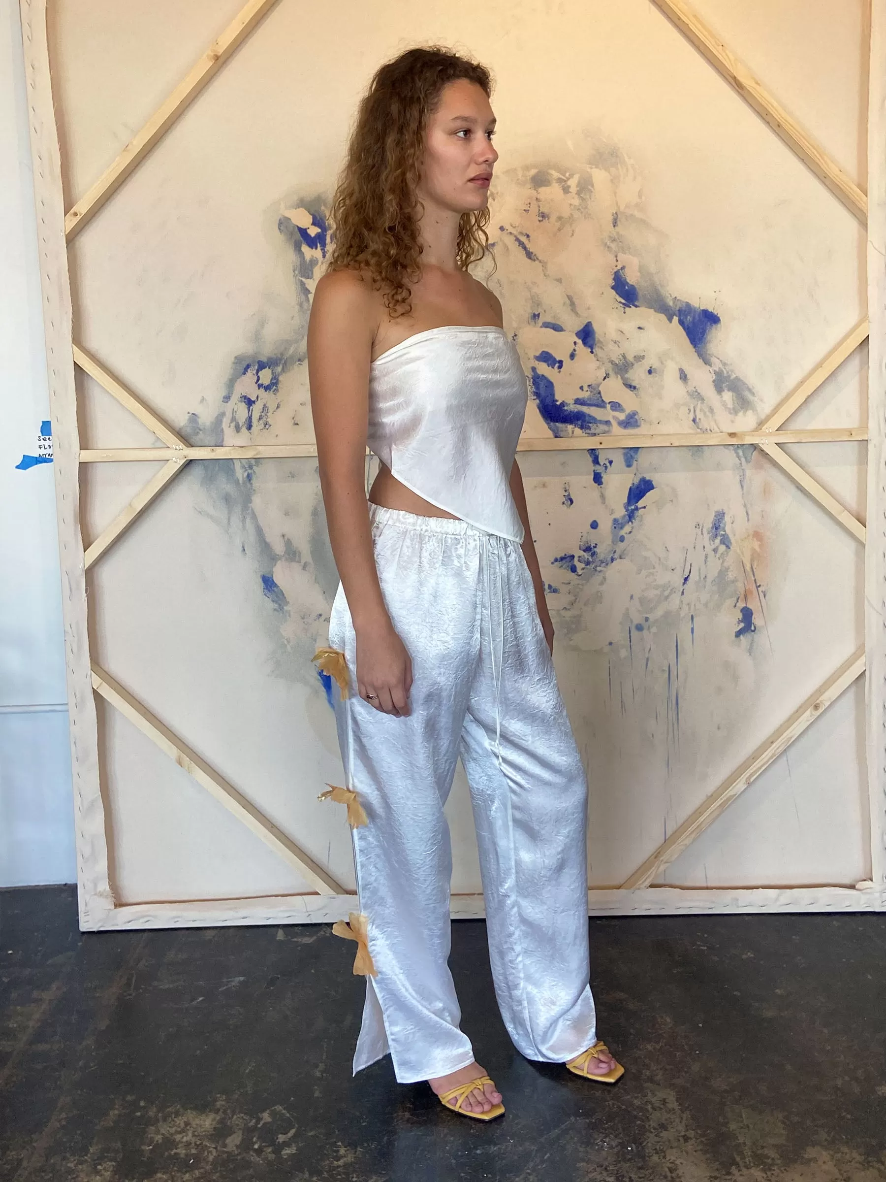 Fleur Pant in White