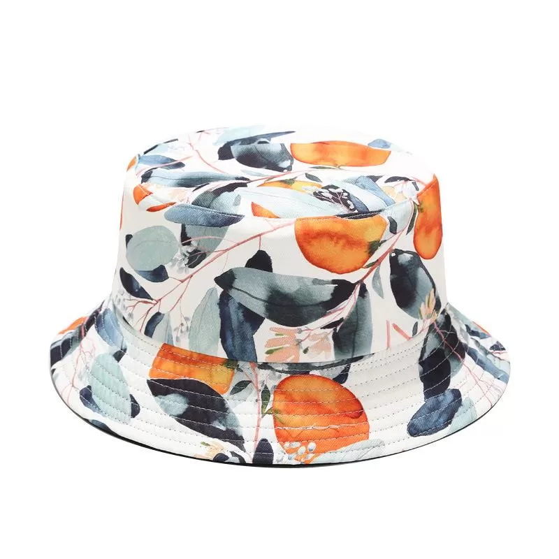 Fruit Printed Women Buckle Hat