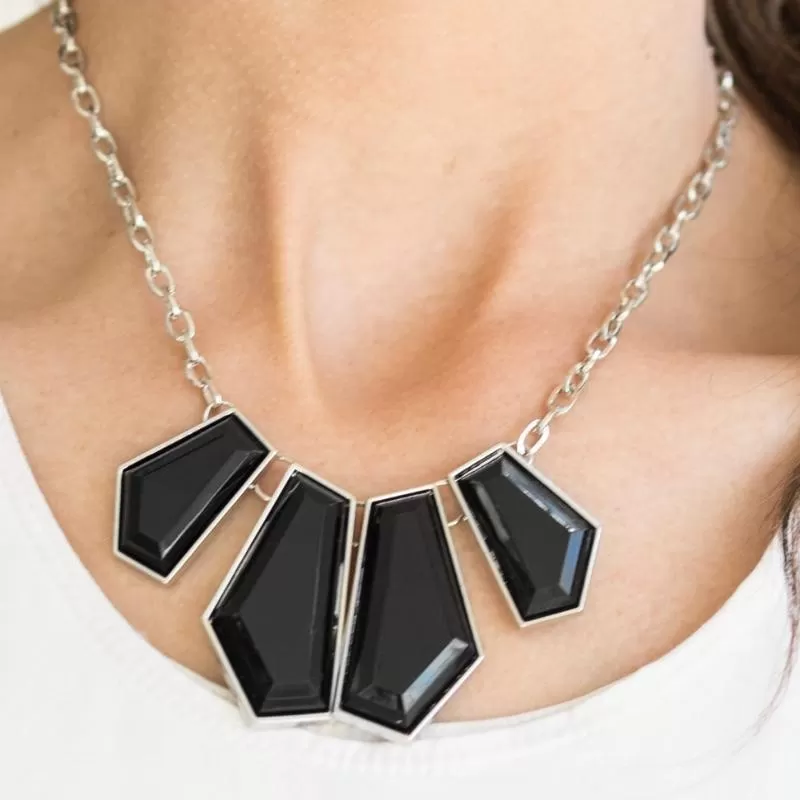 Get Up and GEO Black Necklace