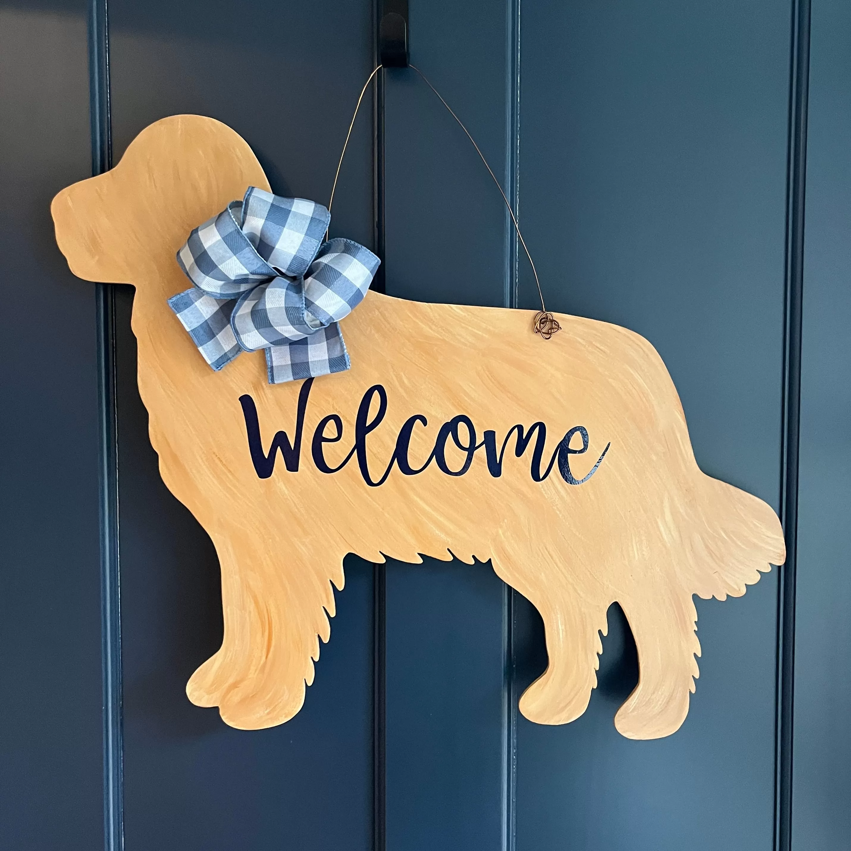 Golden Retriever Welcome Door Hangers