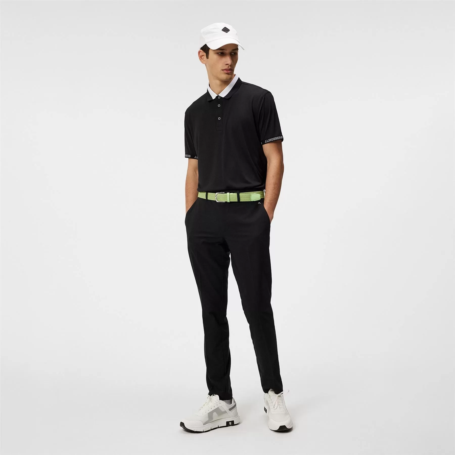 Guy Regular Fit TX Jersey Polo Black - SS24