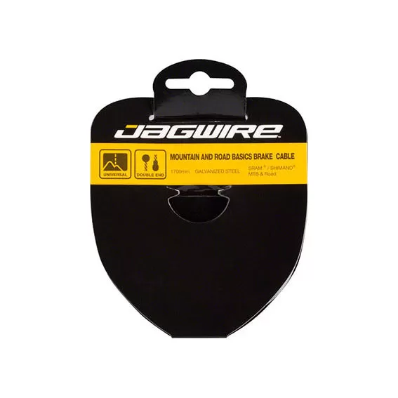 Jagwire Basic MTB Brake Inner Wire 1.6Mm Slick Galvanized 100 Pcs - 2000Mm