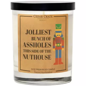 Jolliest Bunch Of Assholes | Toasted Marshmallow | Soy Candle