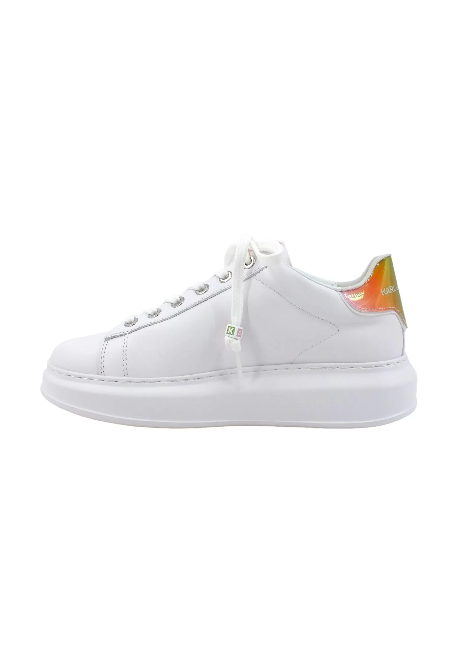 KARL LAGERFELD Kapri Sneaker Donna White Pink KL62530G