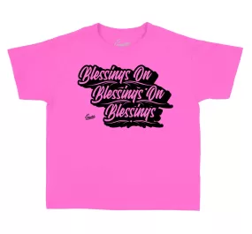 Kids Pinksicle 8 Shirt - Blessings - Neon Pink