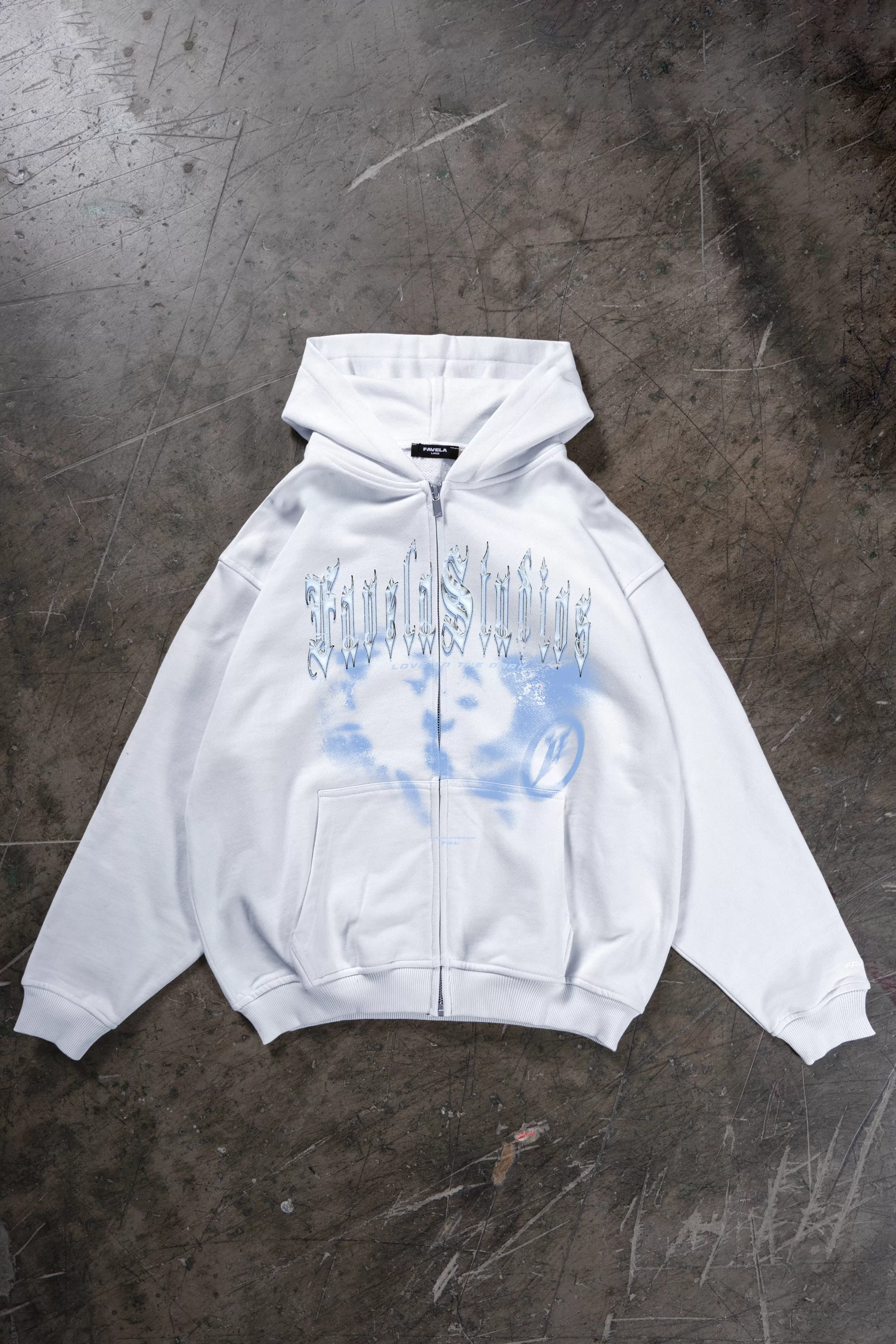 KISS WHITE FRONTZIP